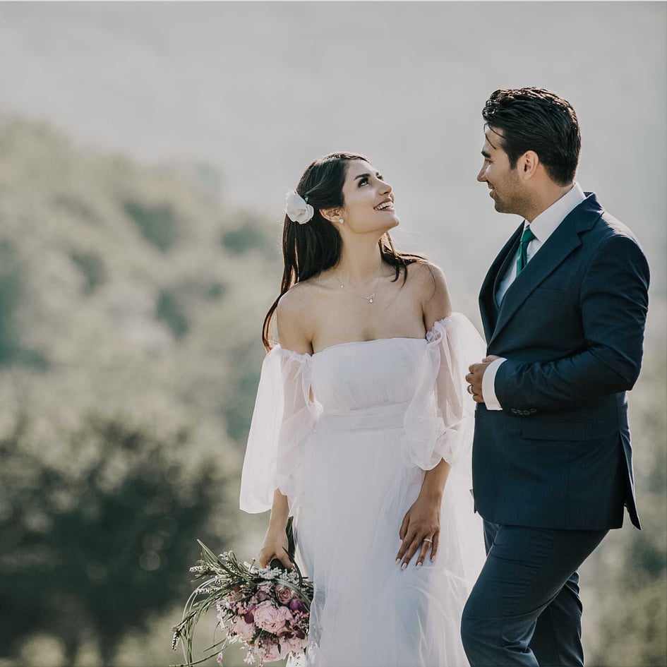 Woman In White Wedding Dress